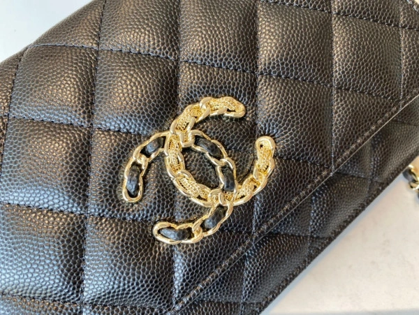 Comfortable CHANEL CHAIN WALLET CAVIAR 1366 - Image 4