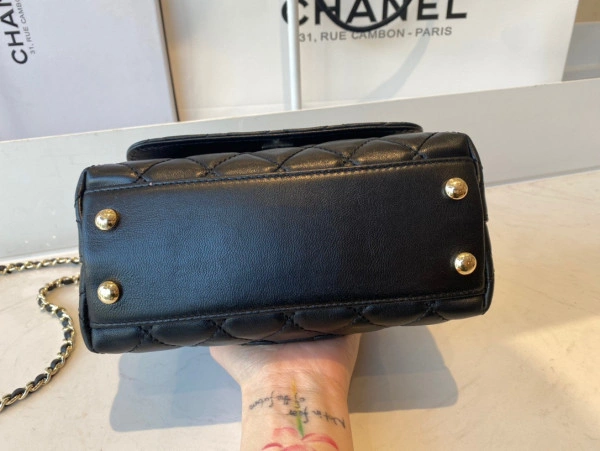 HighQuality CHANEL MINI FLAP BAG WITH TOP HANDLE 1027 - Image 6