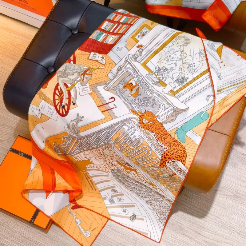 Bright 7811 Hermes Silk Squares - Image 3