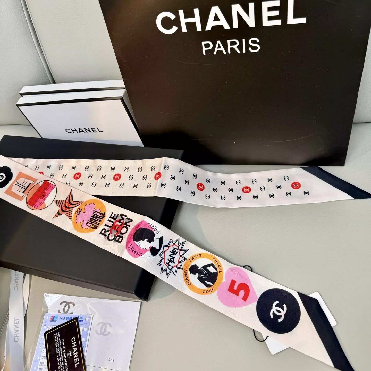 Chanel Silk Scarf GoAnywhere 8183