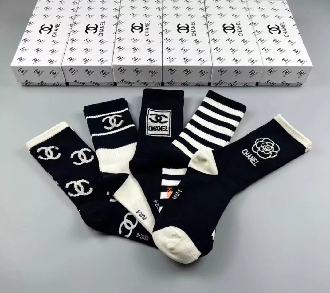 Chanel Socks For Women Lightweight 3418 - Image 3