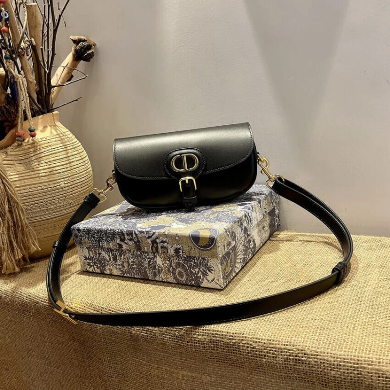 "30 MONTA Christian Dior Bobby East-West Bag M9327 in Black Box Calfskin - Image 10