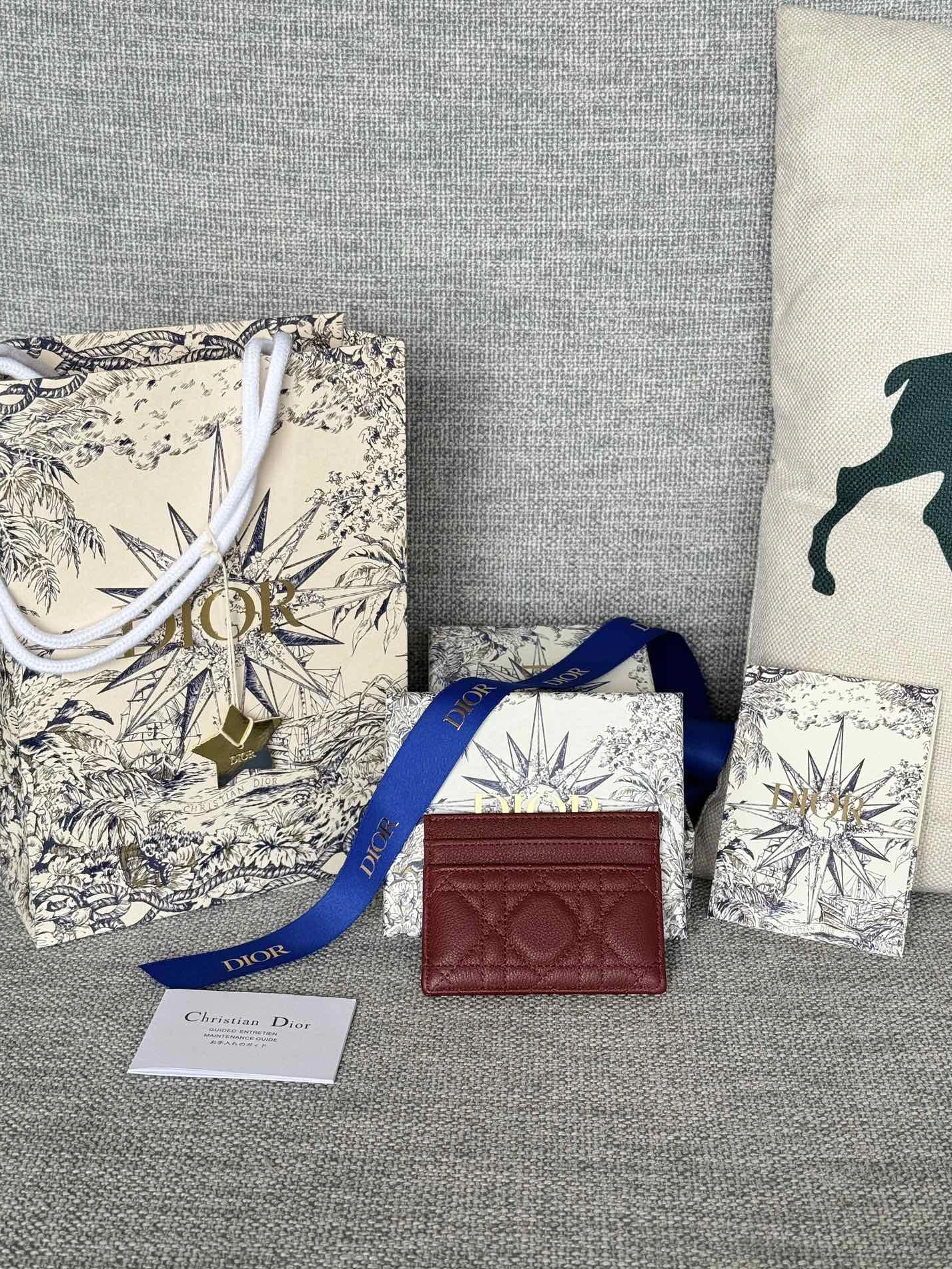 Christian Dior Card Case Elegant 7154