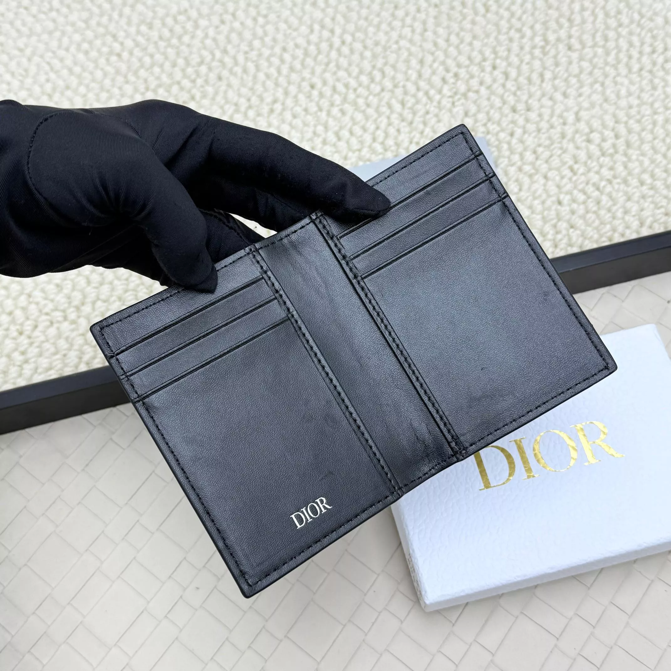 Christian Dior Card Case Sleek 4204 - Image 5