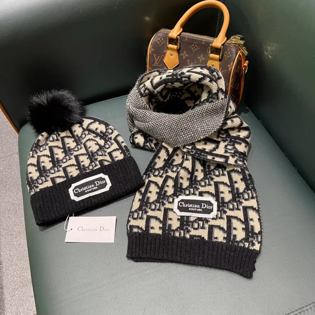 Christian Dior Hat and Scarf Set GoAnywhere 2291