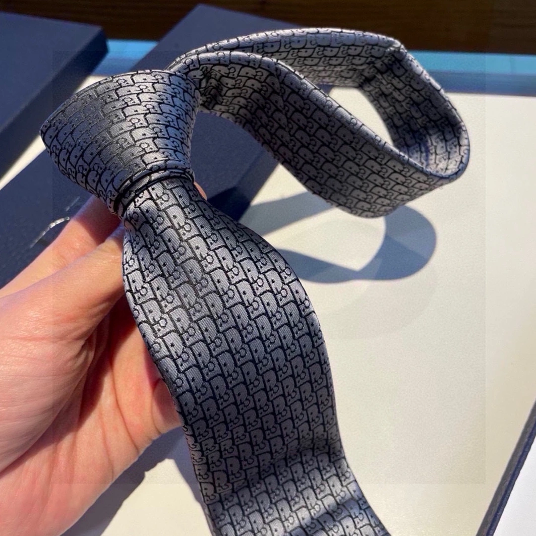 Christian Dior Necktie For Men Versatile 9665 - Image 5