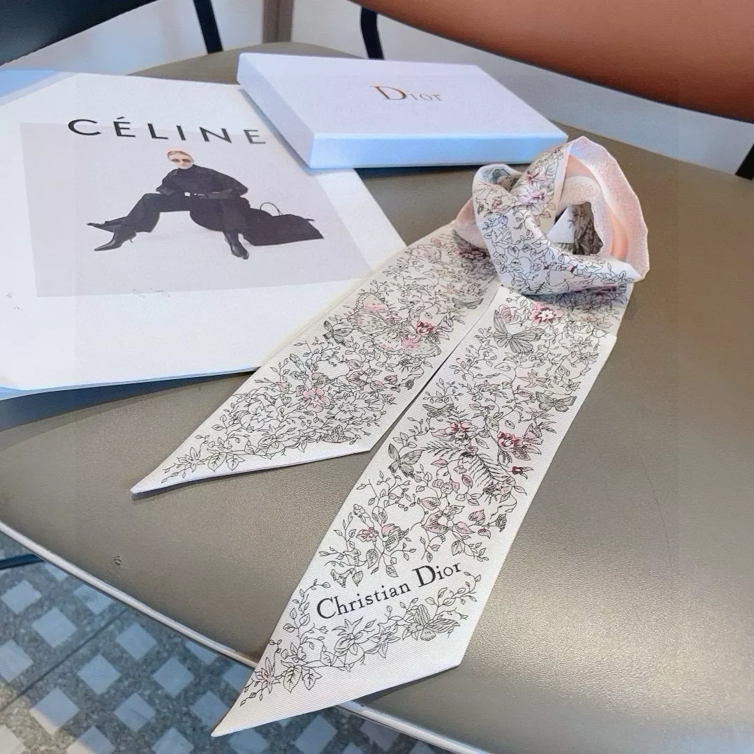 Christian Dior Silk Scarf Flexible 6696