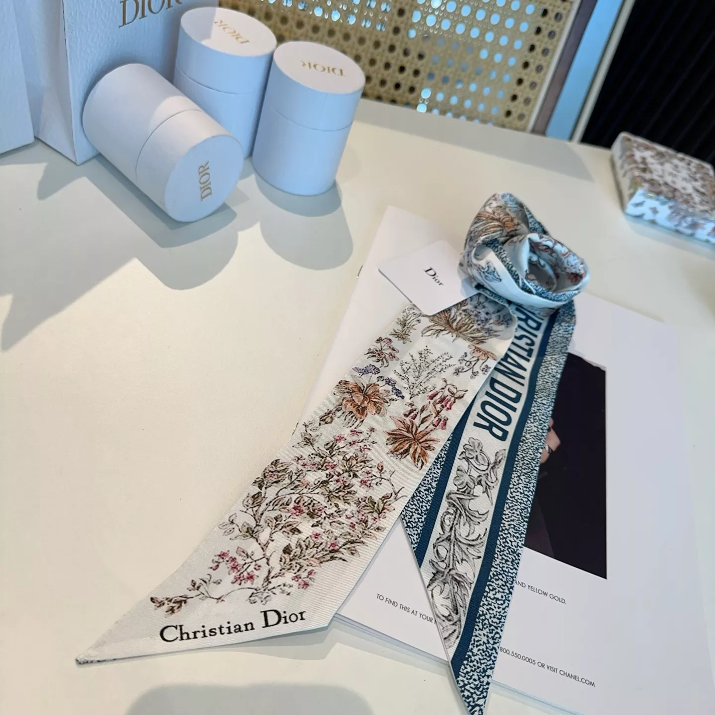 Christian Dior Silk Scarf Practical 2758