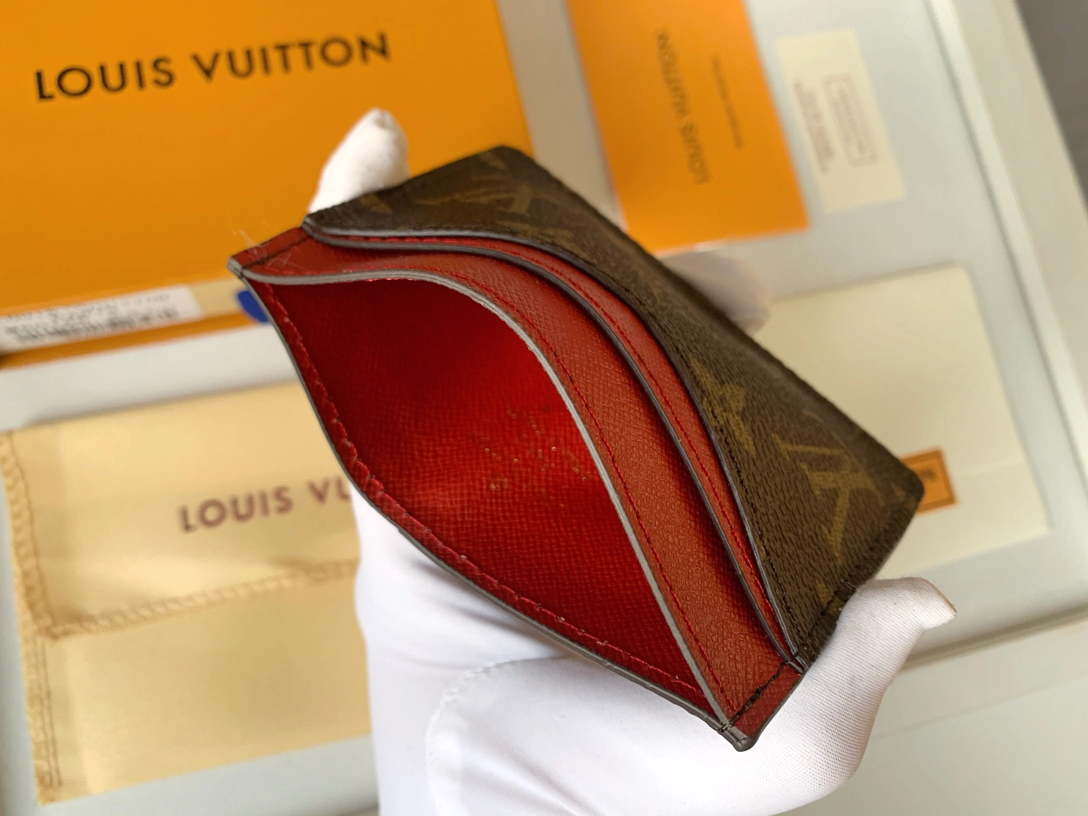 Comfortable 8494 Louis Vuitton Card Case - Image 5