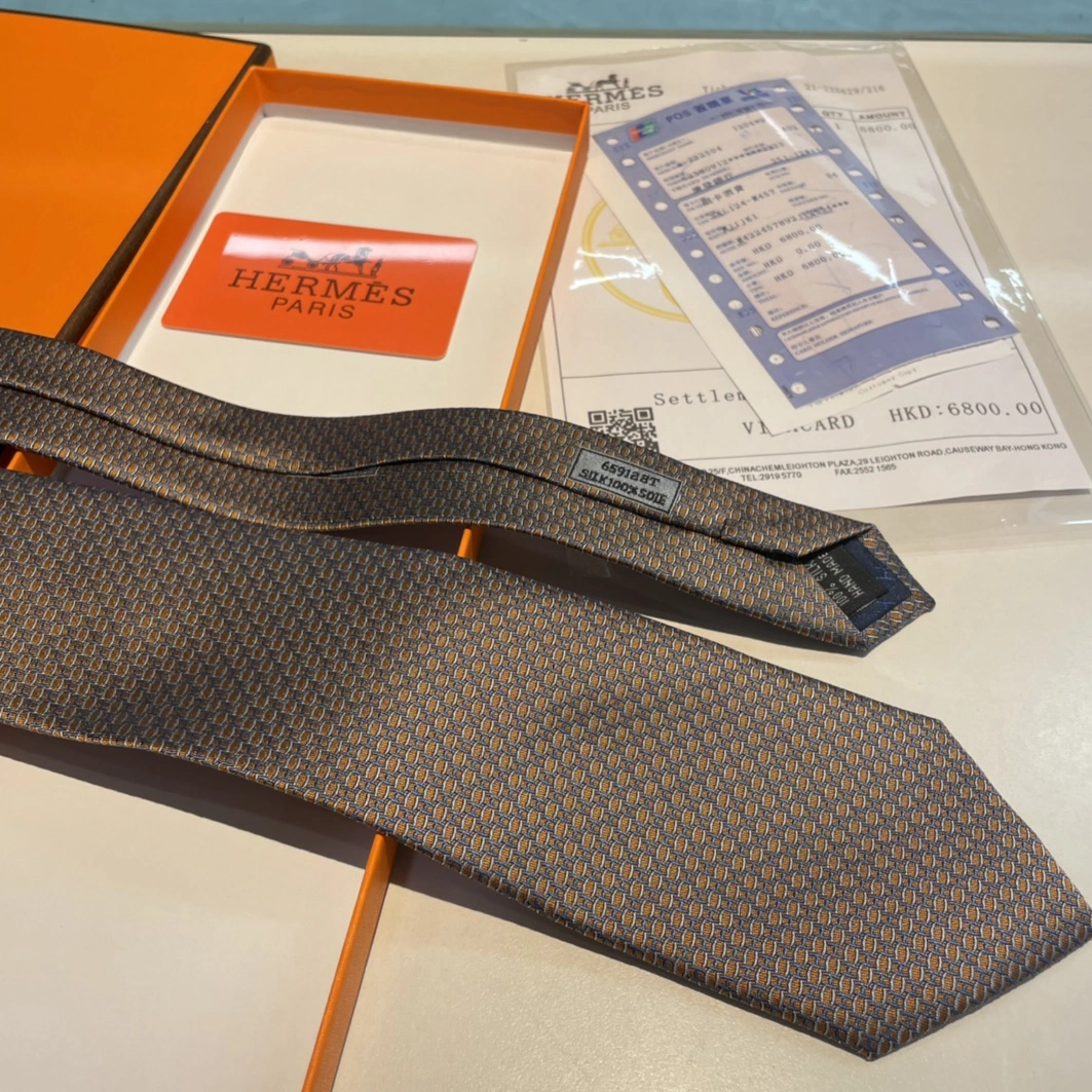 DailyWear 394 Hermes Necktie For Men - Image 6