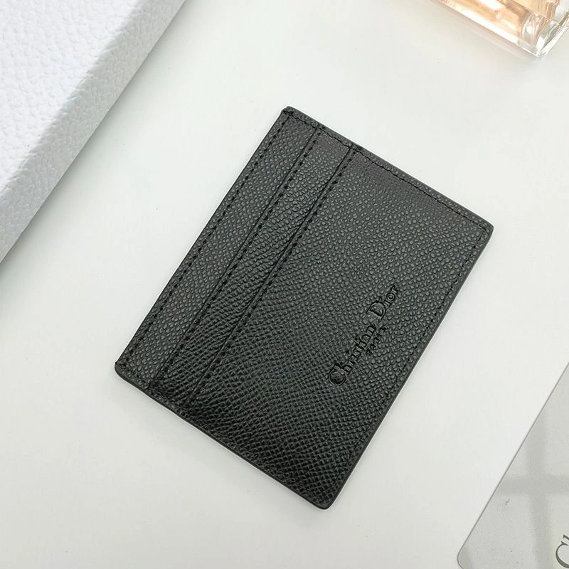 Dior 30 Montaigne Card Holder Grained Calfskin Black BestValue 2142 - Image 3
