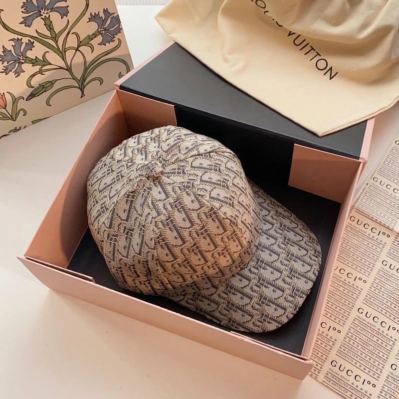 Dior Baseball Cap Oblique Motif Canvas Khaki Comfortable 6572 - Image 3