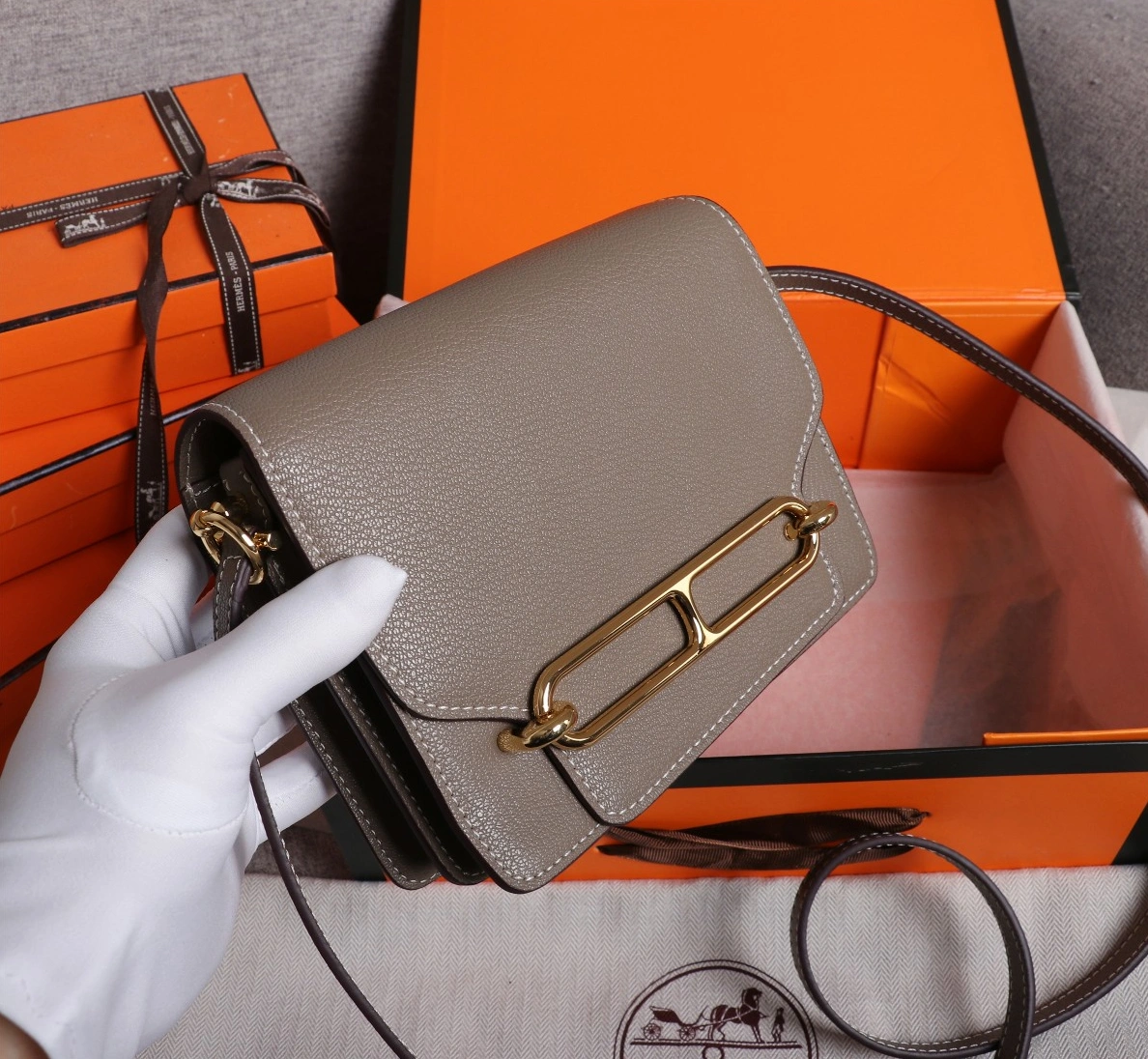 EyeCatching 849 Hermes AAA Quality Messenger Bags For Women - Image 4