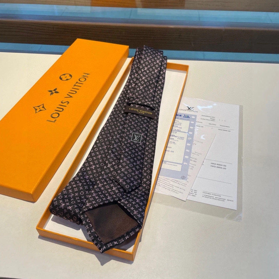 GoAnywhere 7117 Louis Vuitton LV Necktie For Men - Image 5