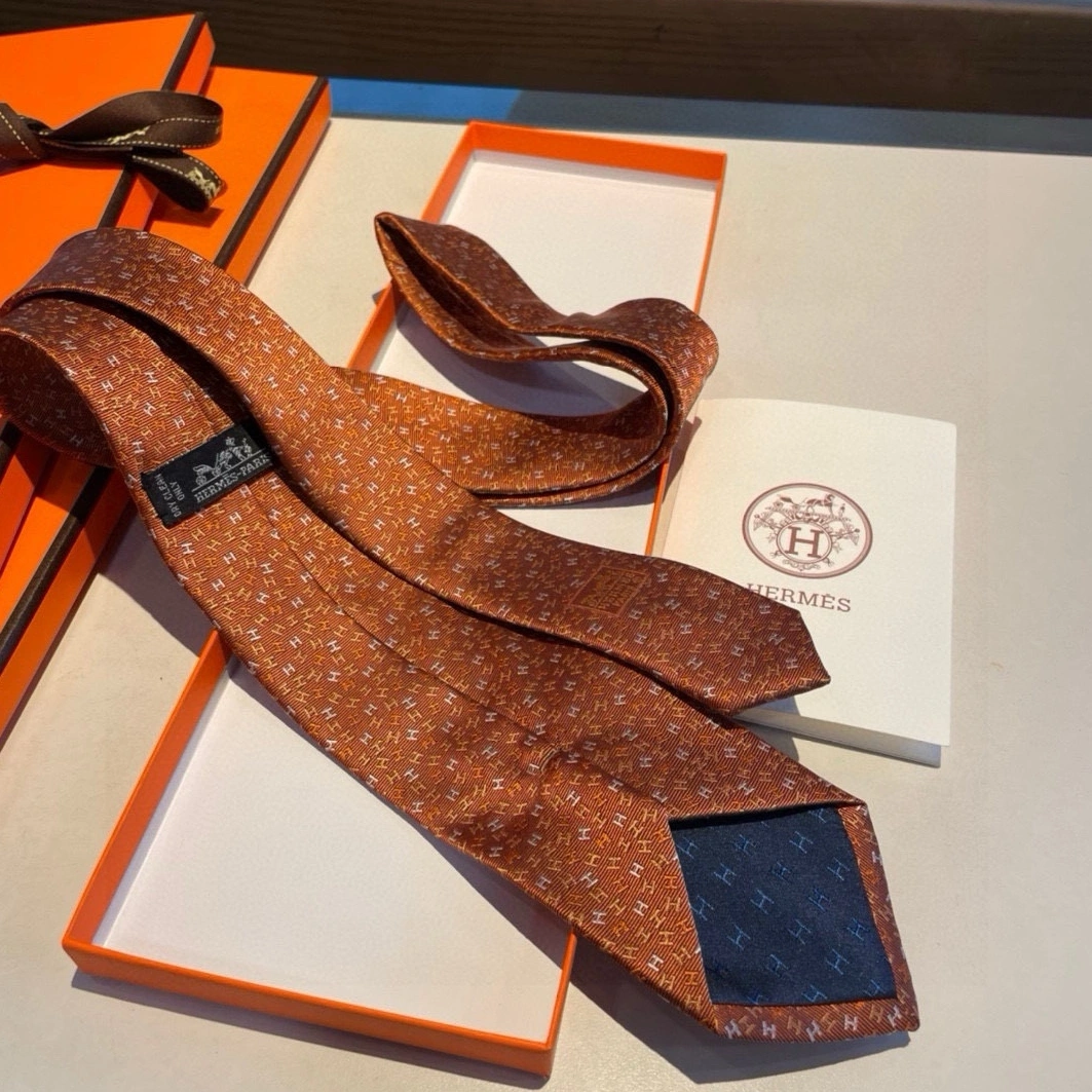 Hermes Necktie For Men BestValue 7229 - Image 4
