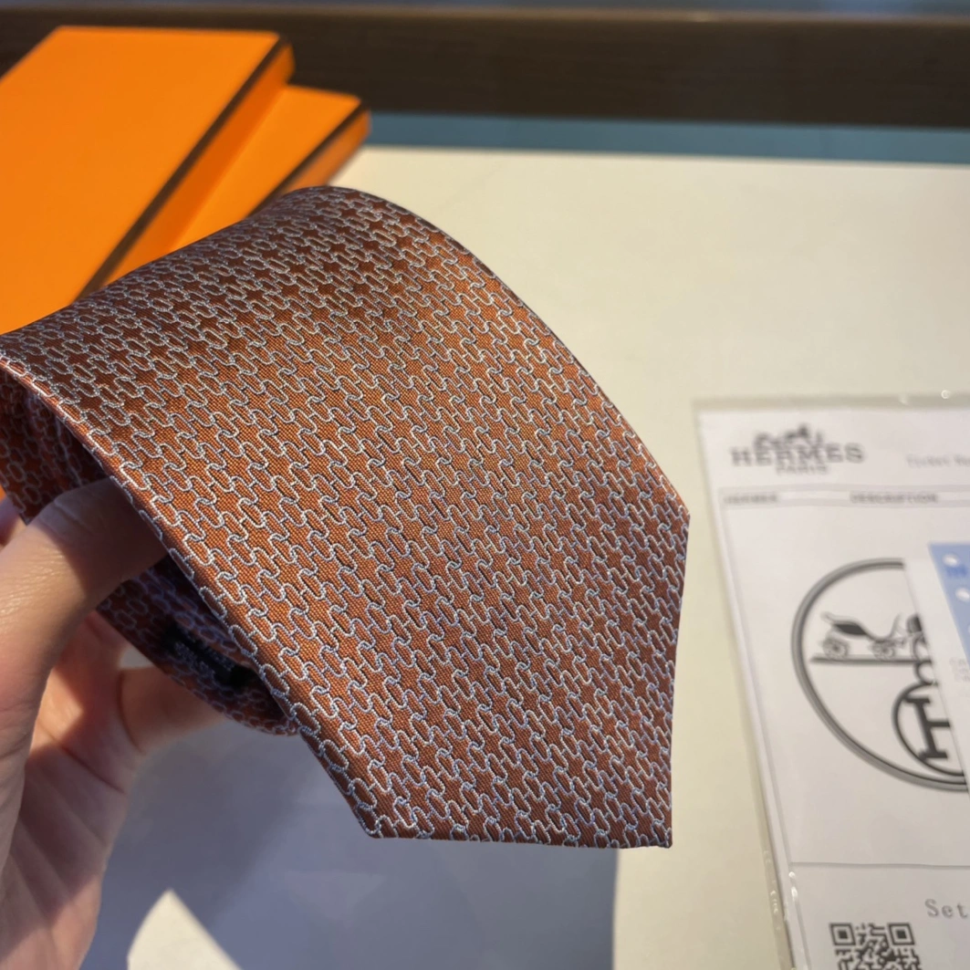 Hermes Necktie For Men Durable 4350
