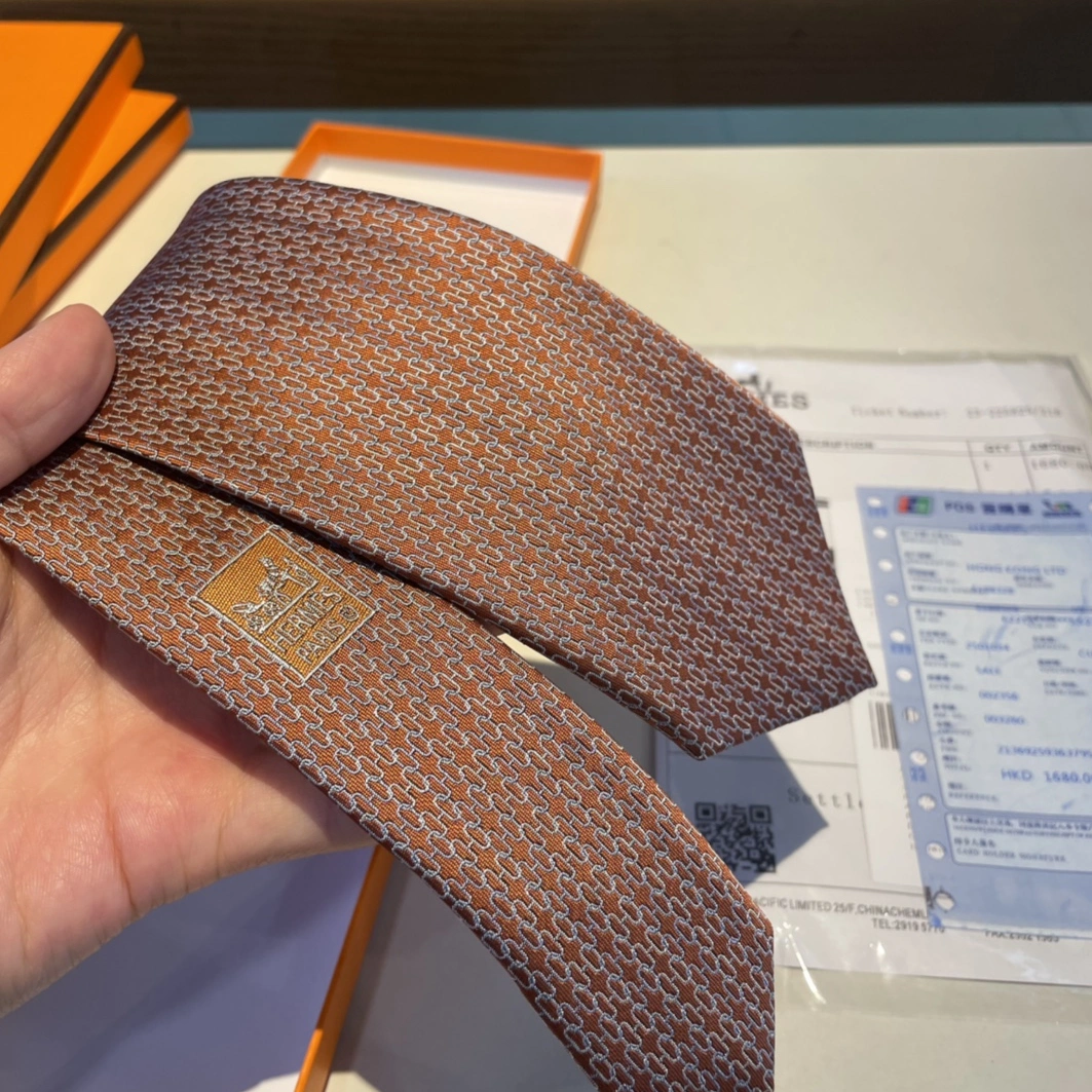Hermes Necktie For Men Durable 4350 - Image 5
