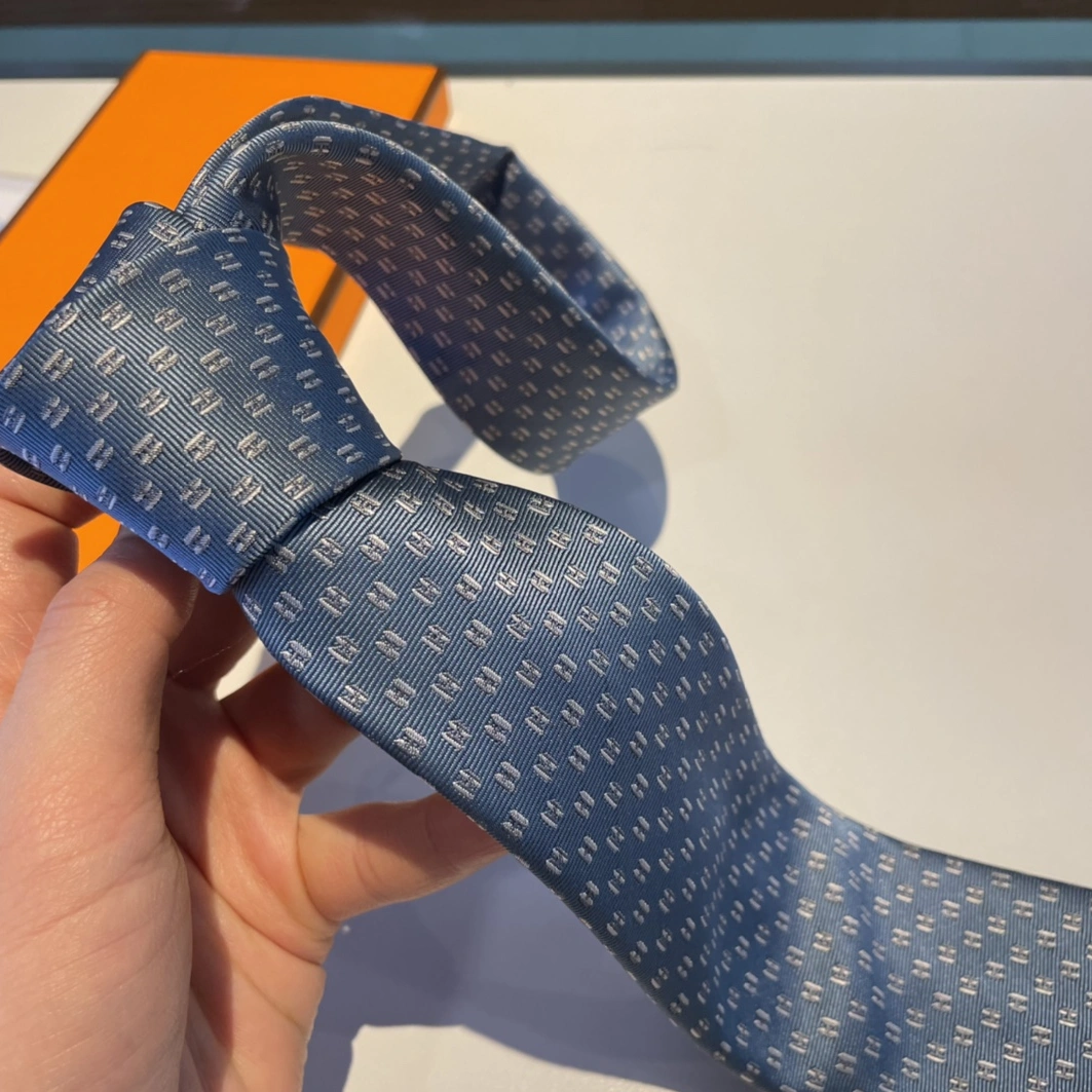 Hermes Necktie For Men Durable 8801 - Image 3