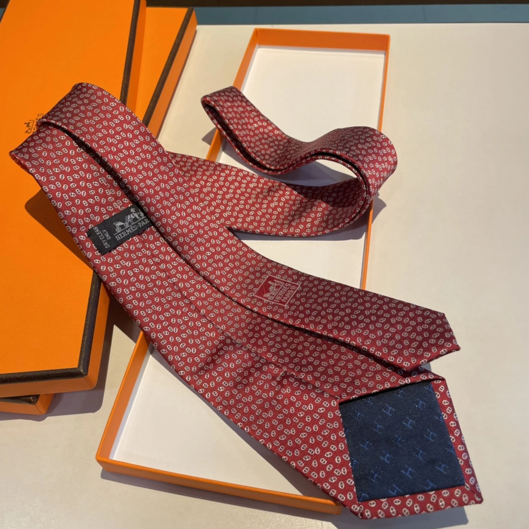 Hermes Necktie For Men EyeCatching 2197 - Image 4