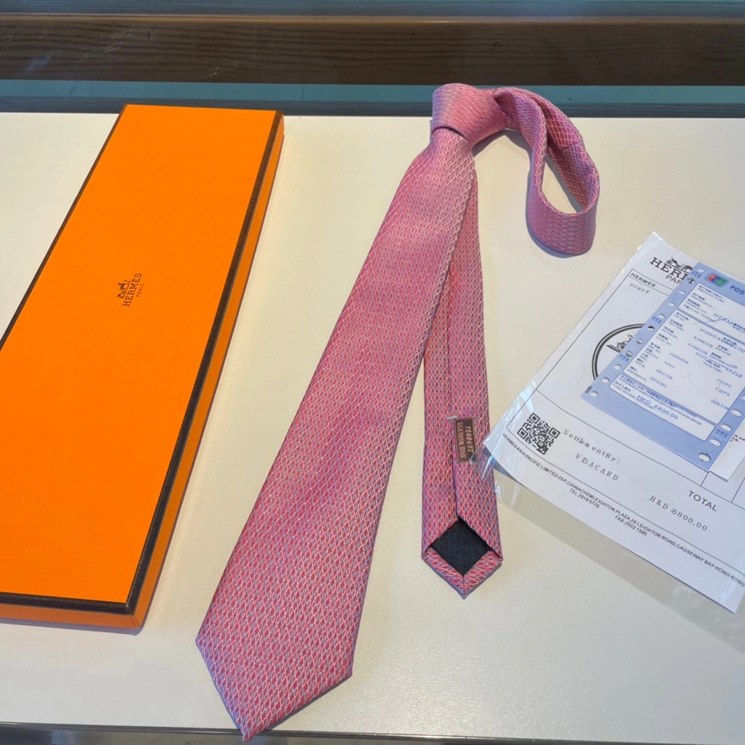 Hermes Necktie For Men NewStyle 1866 - Image 3