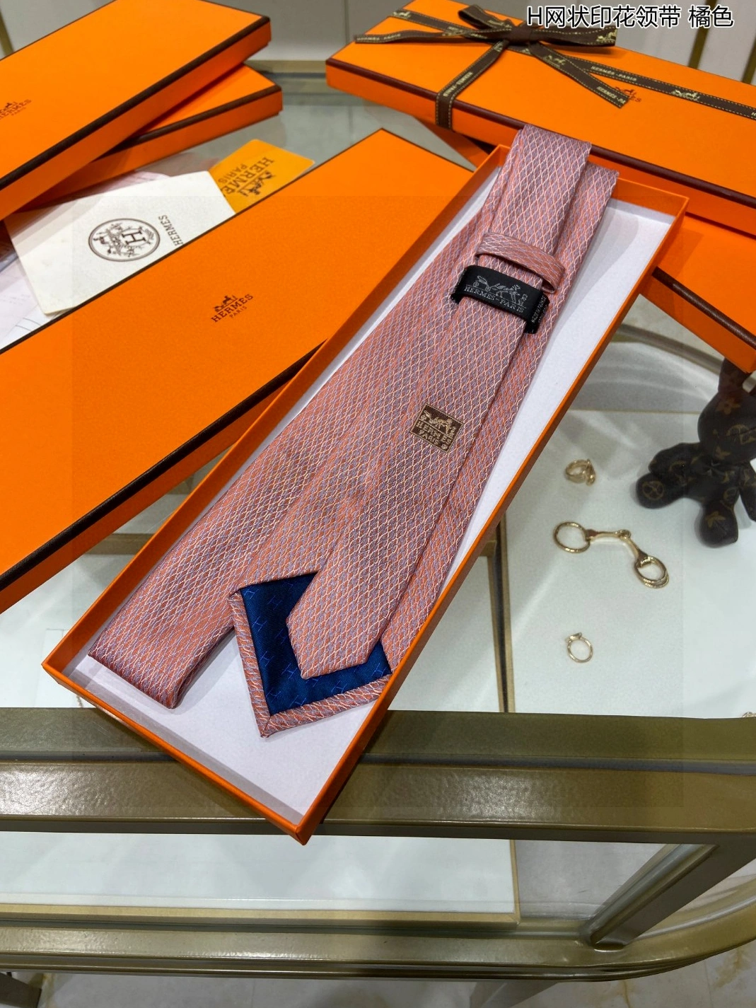 Hermes Necktie For Men Unique 8602 - Image 3