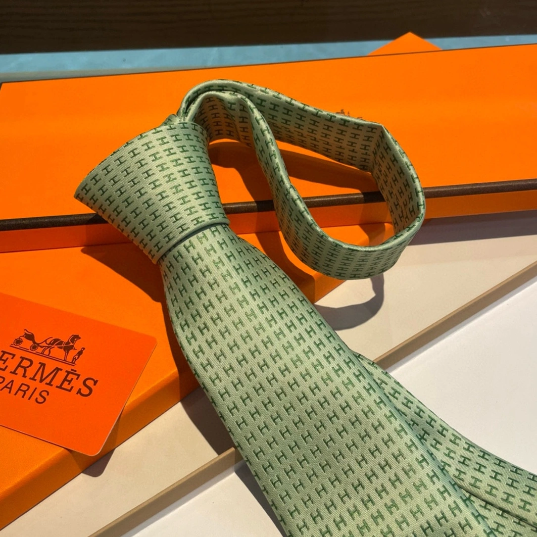 Hermes Necktie For Men WellDesigned 5292 - Image 3