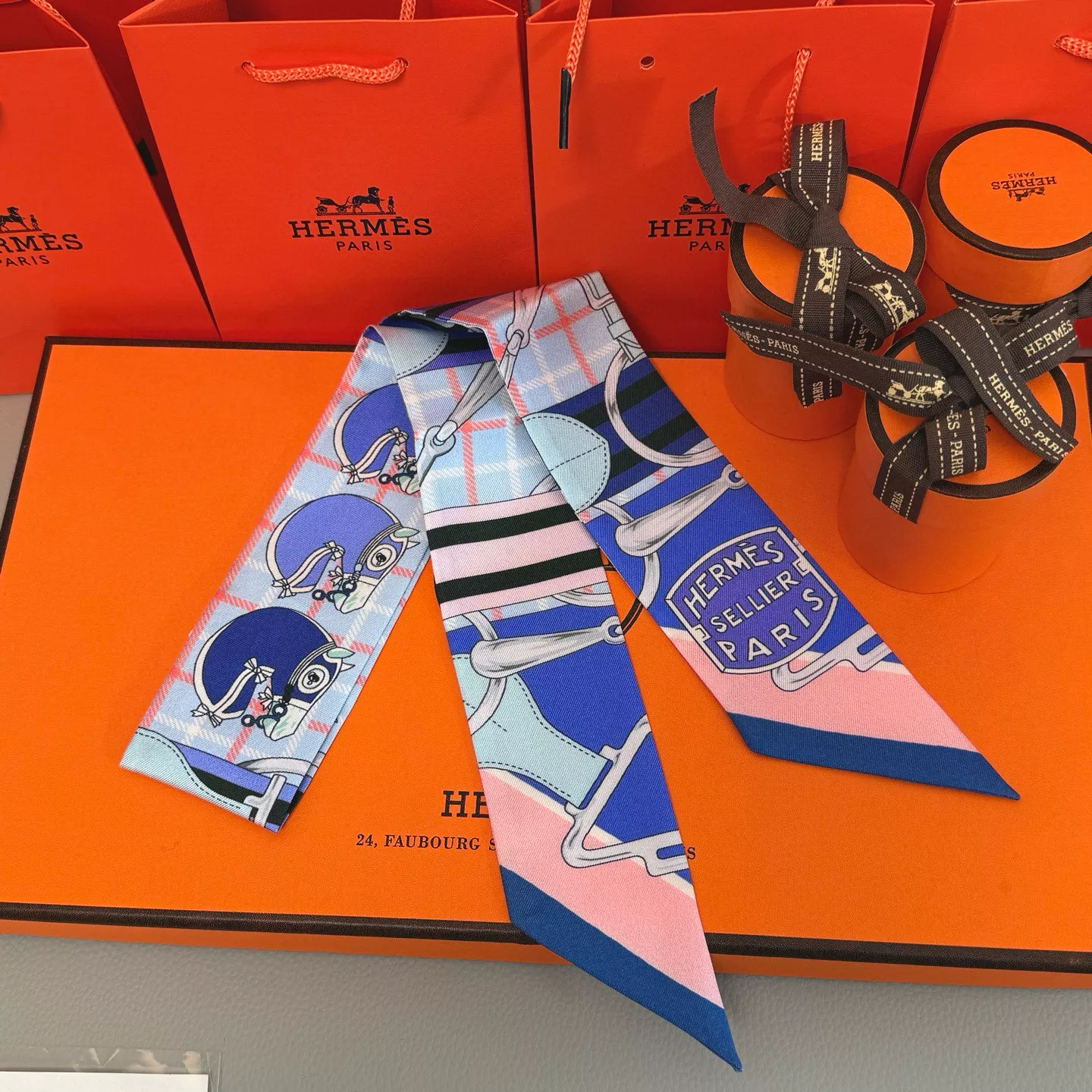 Hermes Silk Scarf Durable 1926