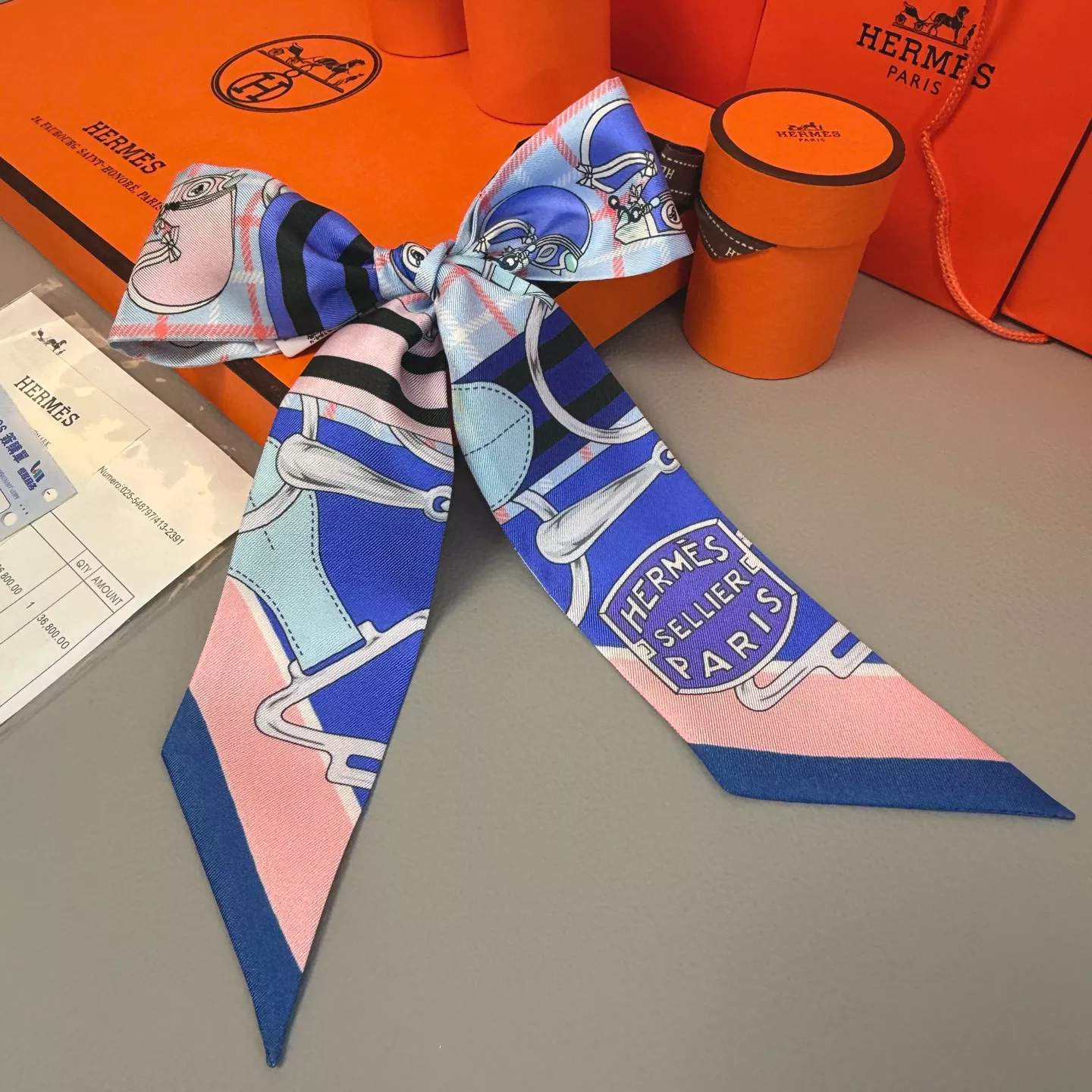 Hermes Silk Scarf Durable 1926 - Image 3