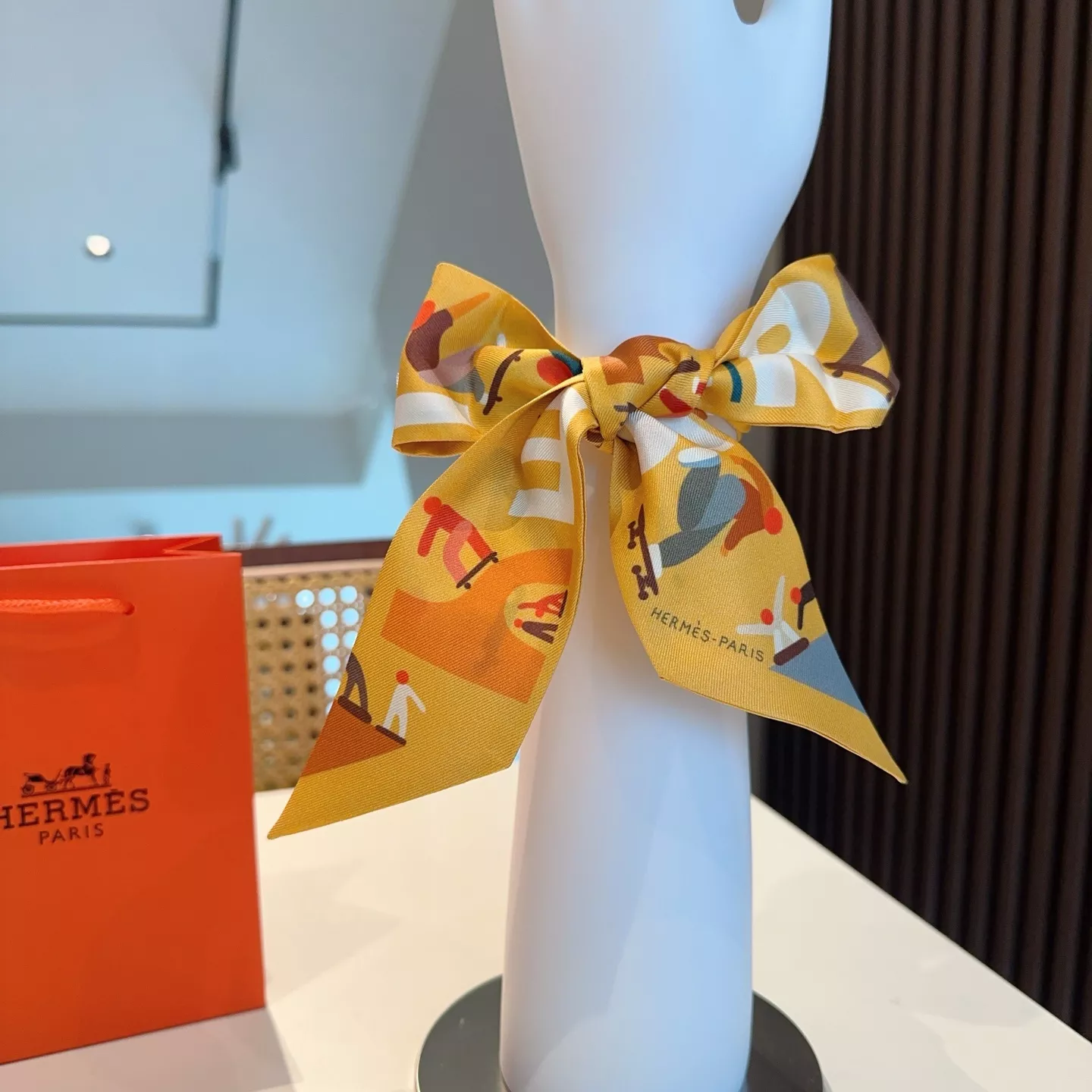 Hermes Silk Scarf Lightweight 4892