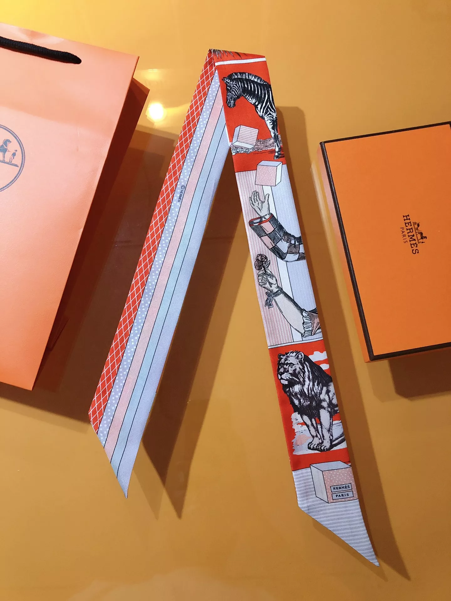 Hermes Silk Scarf Minimalist 3752