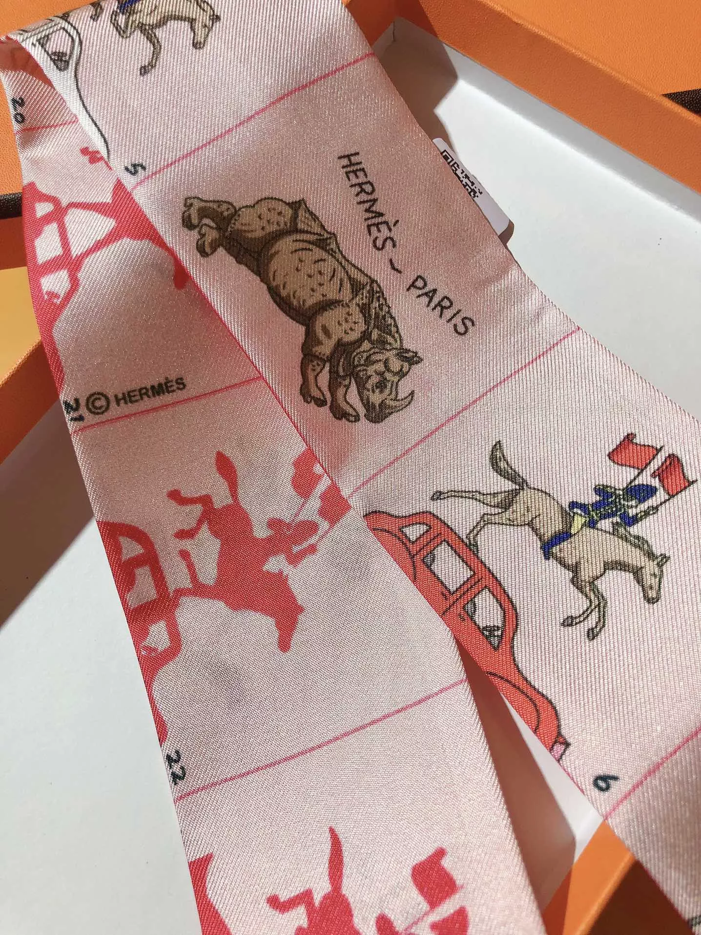 Hermes Silk Scarf Modern 8241 - Image 4