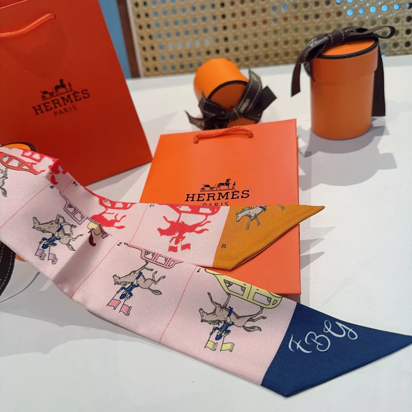 Hermes Silk Scarf SportInspired 433