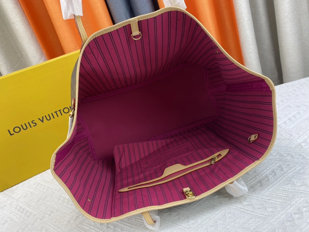 HighQuality 2537 Louis Vuitton AAA Quality Shoulder Bags In Rose Red For Women - Image 7