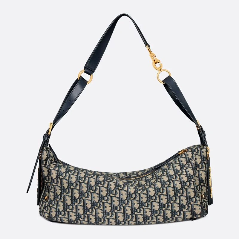 HighQuality 5314 Medium Dior D-Journey Bag In Oblique Motif Canvas Blue - Image 3