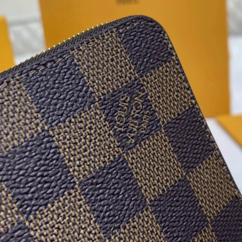 Crafted fr Louis Vuitton Damier Ebene Zippy Coin Purse Pink - Image 5