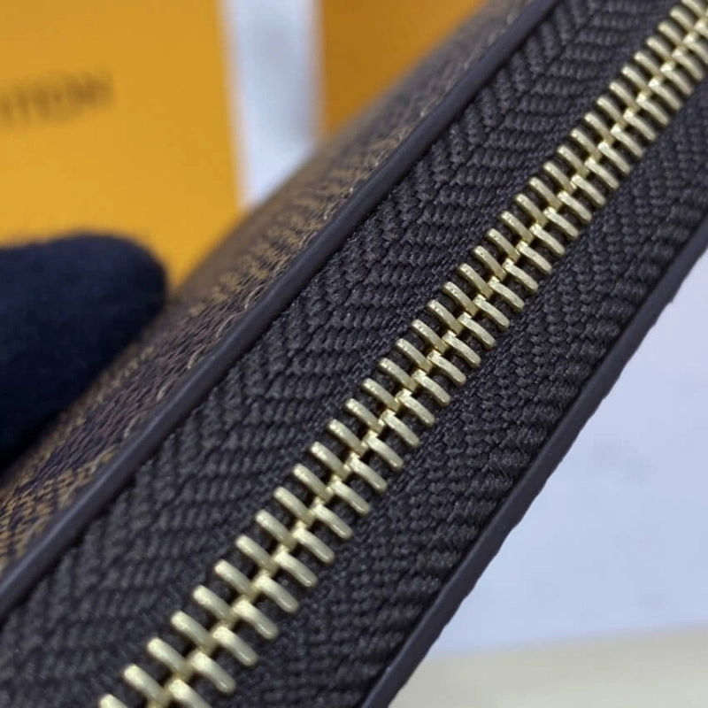 Crafted fr Louis Vuitton Damier Ebene Zippy Coin Purse Pink - Image 6