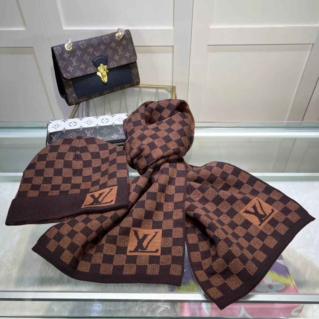 Louis Vuitton LV Hat and Scarf Set GoodFit 2214