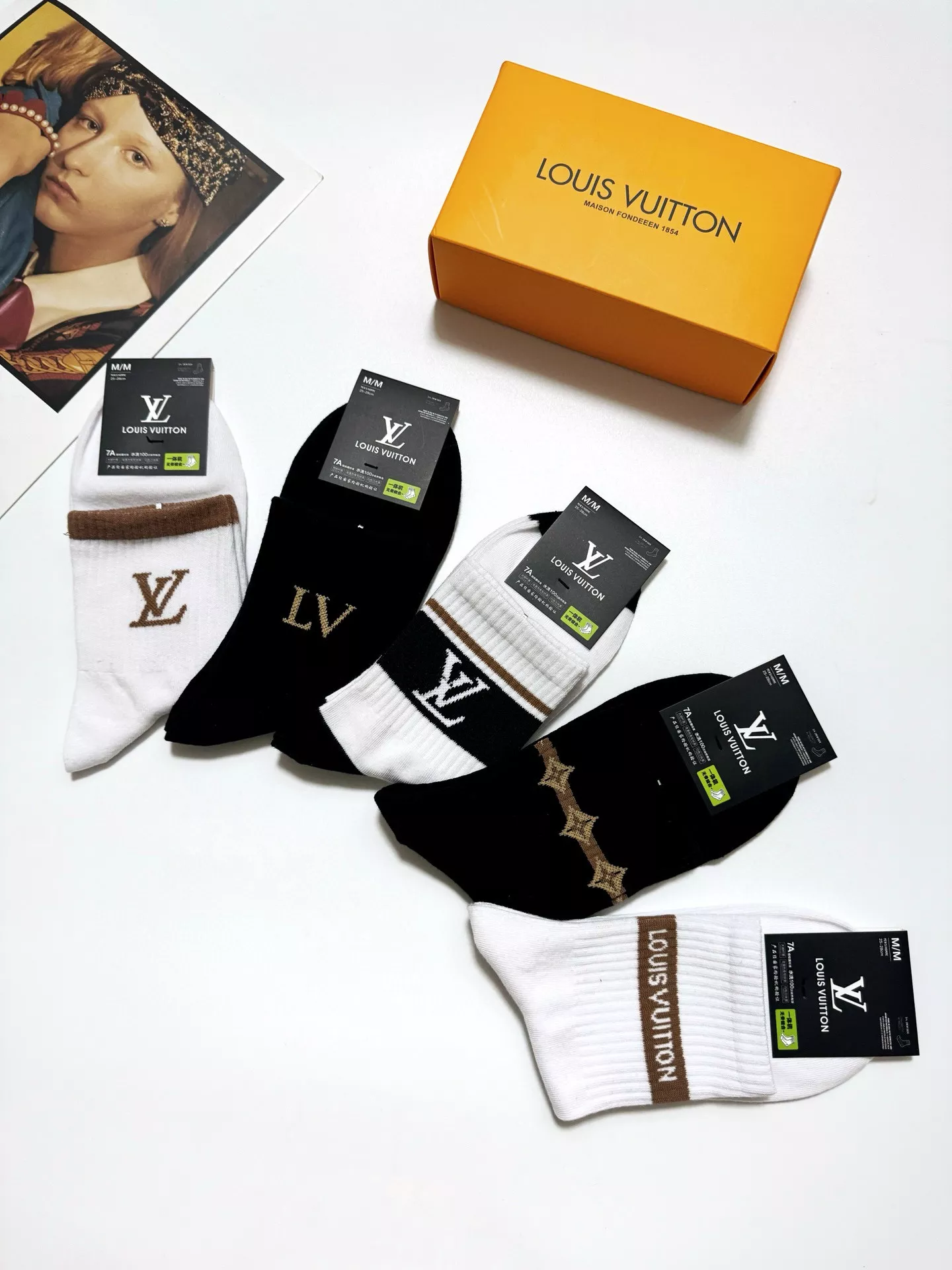 Louis Vuitton LV Socks EasyMatch 4335 - Image 6