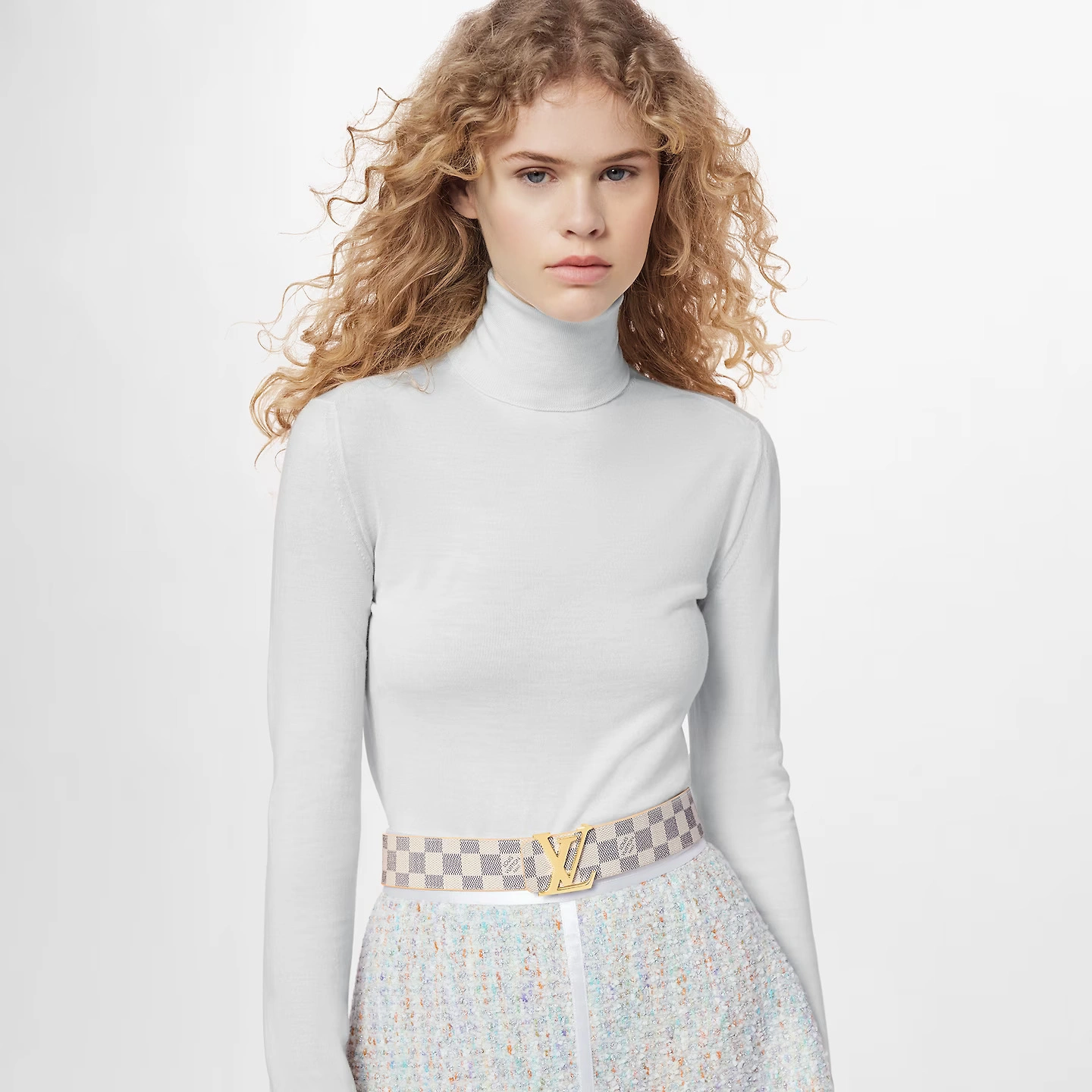 Louis Vuitton M0569S Damier azur LV Initiales 40mm Reversible Belt - Image 4