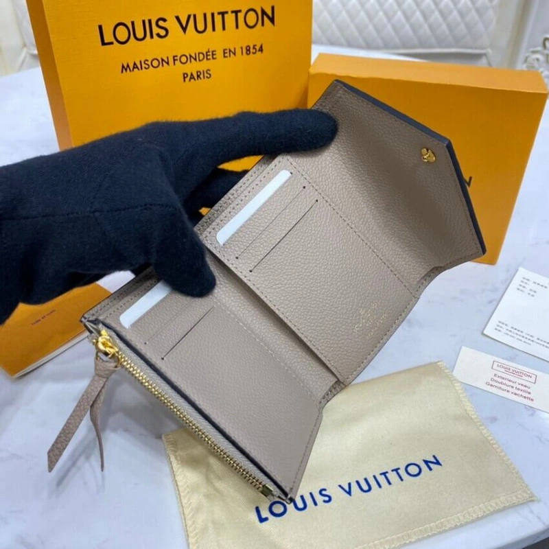 Tourterel Louis Vuitton Monogram Empreinte Victorine Wallet Tourterelle - Image 9