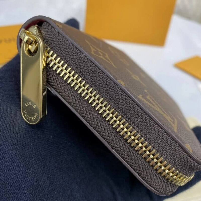 Grained c Louis Vuitton Monogram Zippy Wallet Fuchsia - Image 5