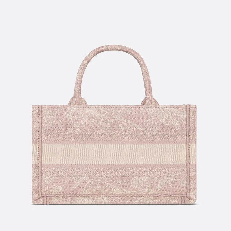 Mini Dior Book Tote with Strap In Toile De Jouy Motif Canvas Cherry StreetReady 4576 - Image 3