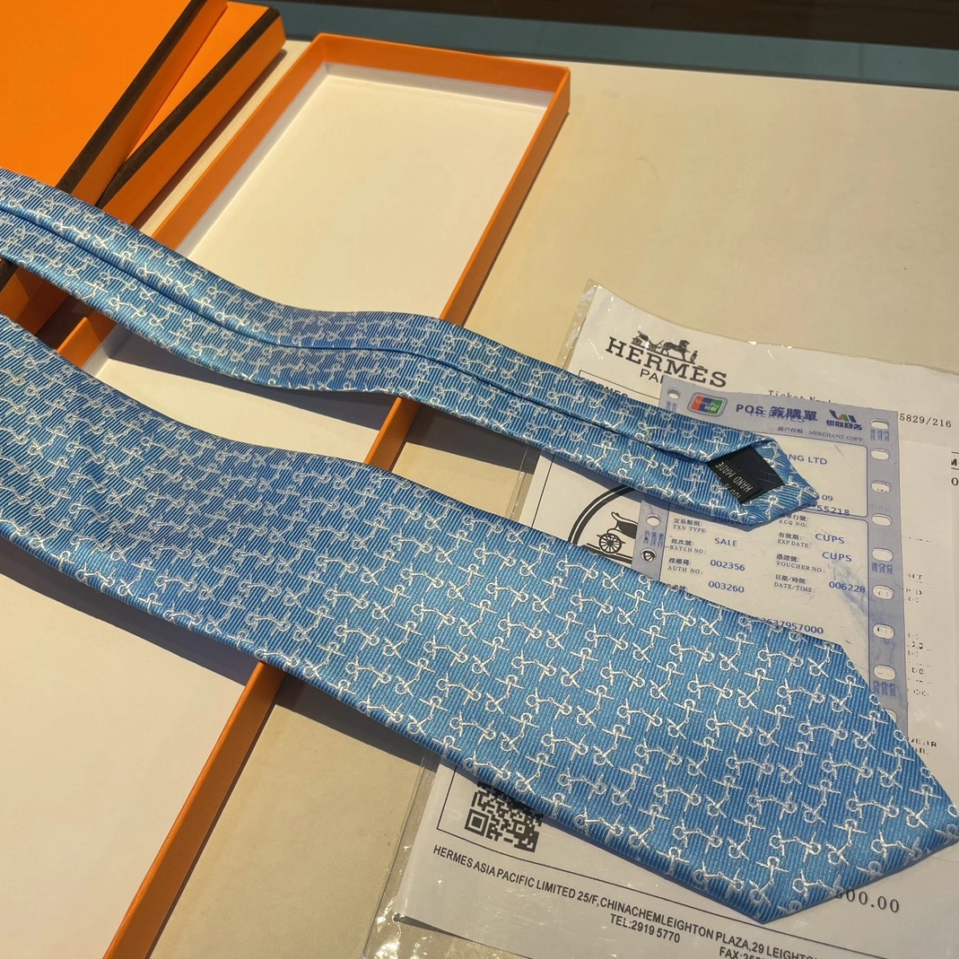 Minimalist 5140 Hermes Necktie For Men - Image 5