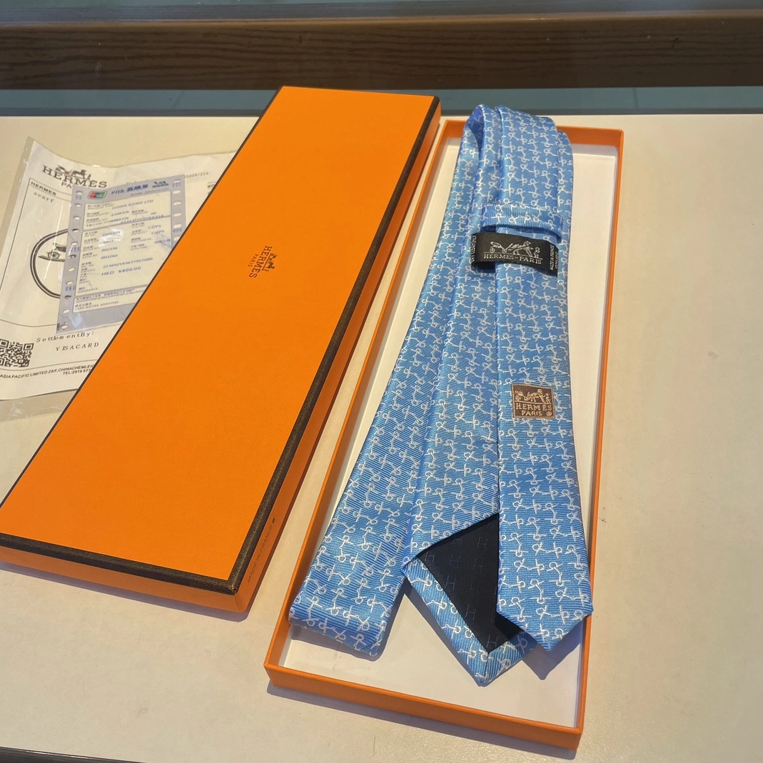 Minimalist 5140 Hermes Necktie For Men - Image 6