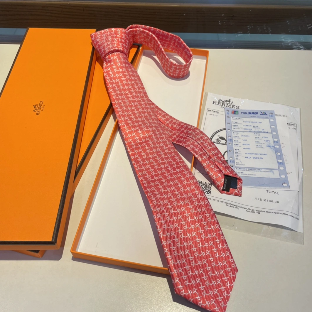Popular 5936 Hermes Necktie For Men - Image 4