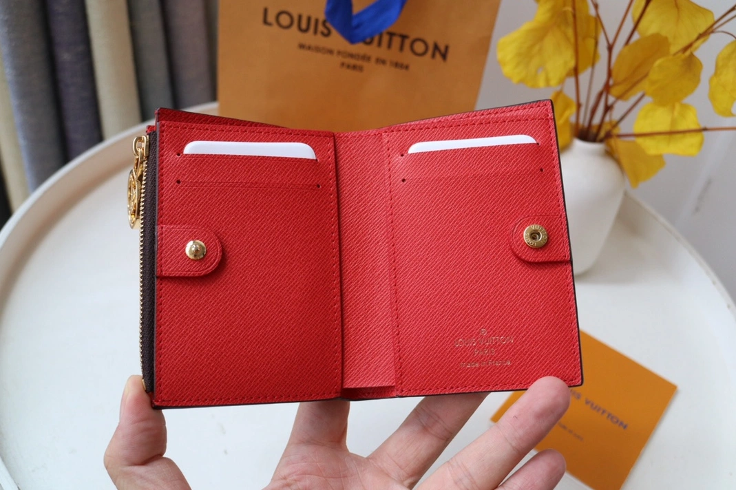 Reliable 5370 Louis Vuitton AAA Quality Card Case In Red - Image 6