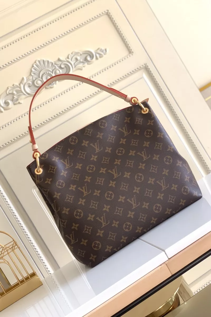 Resilient 9725 Louis Vuitton AAA Quality Handbags In Rose Red For Women - Image 3