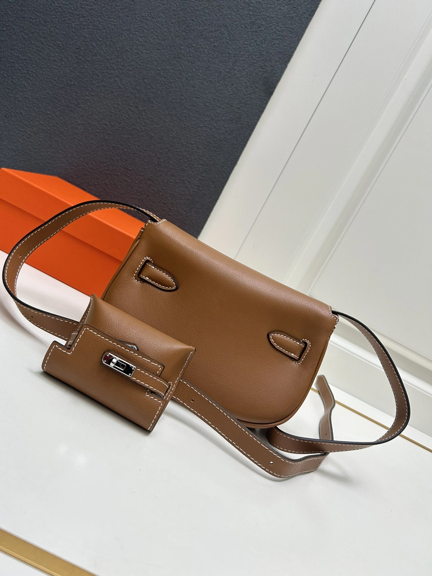 Soft 5784 Hermes AAA Quality Messenger Bags For Women