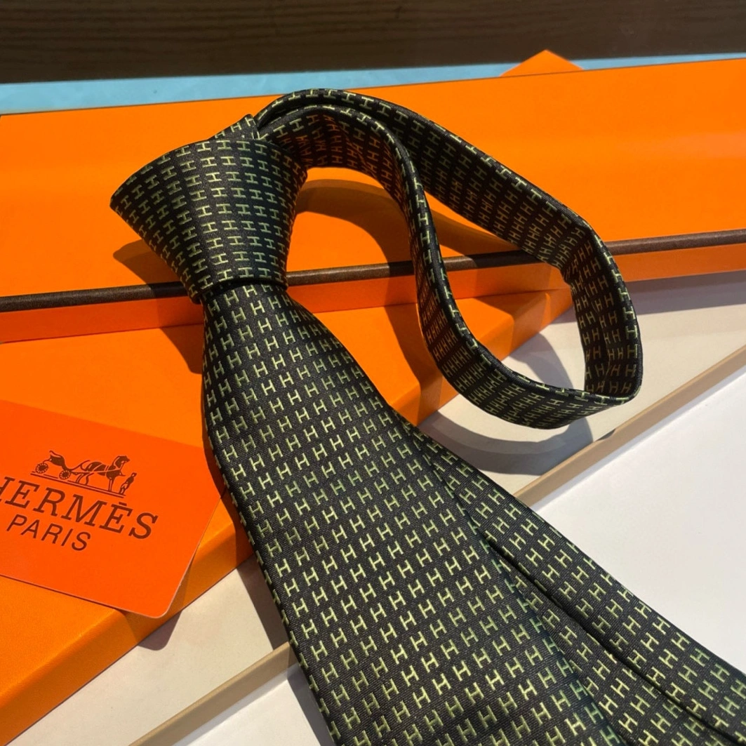 Trendy 1753 Hermes Necktie For Men - Image 3