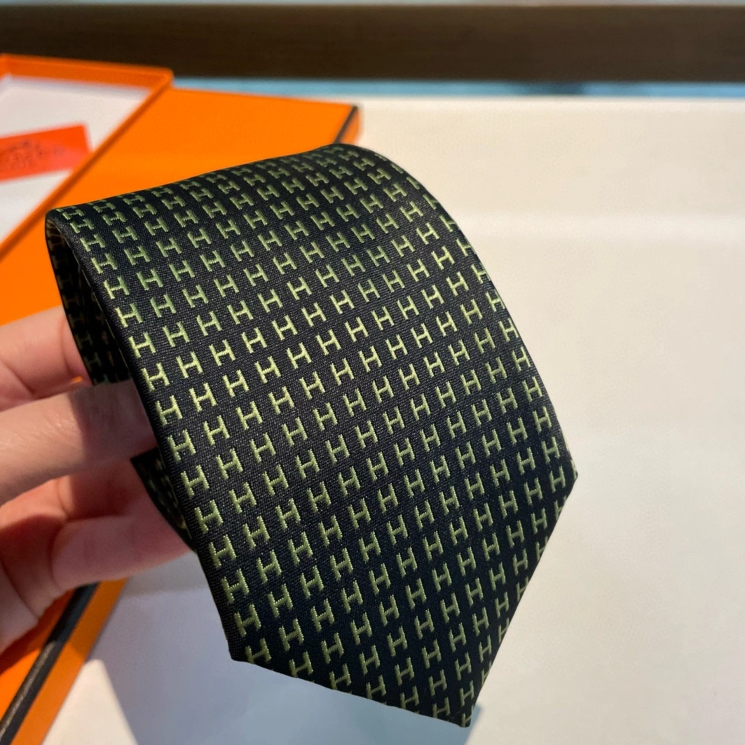 Trendy 1753 Hermes Necktie For Men - Image 4